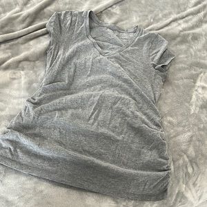 Grey maternity shirt